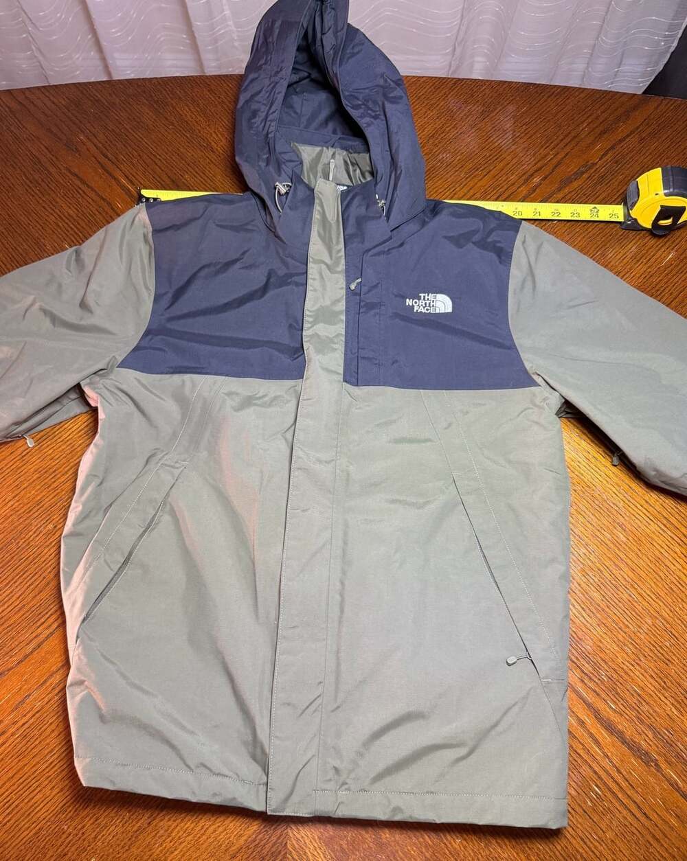 The North Face DryVent Jacket Olive Green Navy Blue